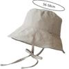 Thin Fisherman Hat Lace-up Sunshade Basin Hat Ins Tie Bucket Cap  Summer