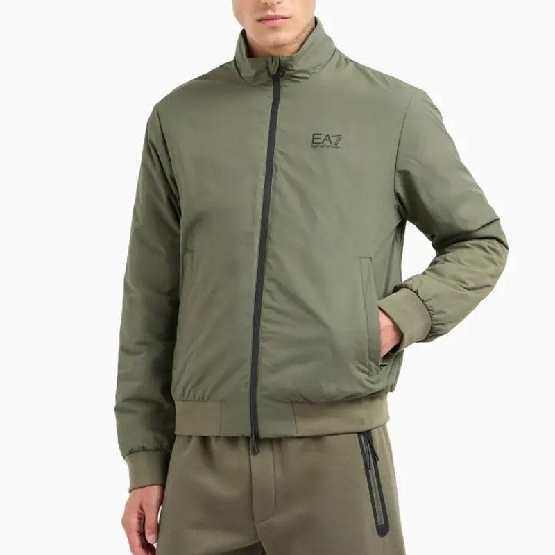 EMPORIO ARMANI EA7 Puffer Jacket Men's Green 8NPB20-PNFZZ-1846