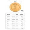Круглая пластина для барбекю из нержавеющей стали в корейском стиле с широким бортиком и плоским дном