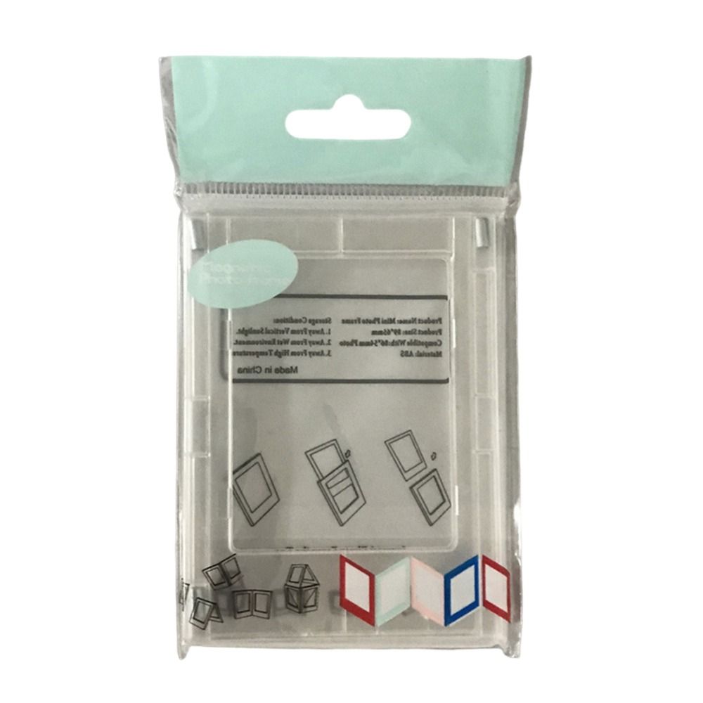 Acrylic Photo Frame 3-Inch Card Display Stand Card Case Picture Frames for Polaroid Photo Picture