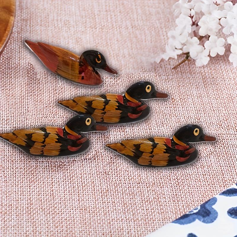 1 набор креативных милых держателей для палочек для еды в виде животных, мандаринок, уточек, деревянное украшение для домашнего кабинета, гостиной, спальни