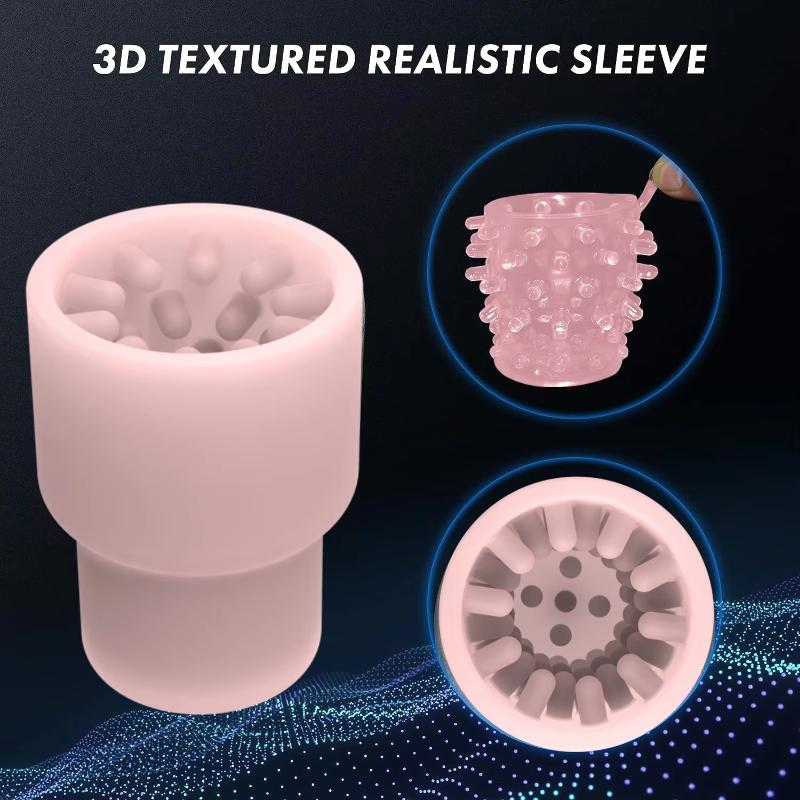 Автоматическая телескопическая мужская мастурбационная чашка, разноцветная подсветка, всасывание, вибрация, мастурбационная машина, реалистичный вагинальный/оральный звук