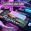 Custom Name Personalized Final Fantasy Pattern Mousepad, Laptop PC Desk Mat, Decorative Desk Mat for Home Keyboard Pad Gift