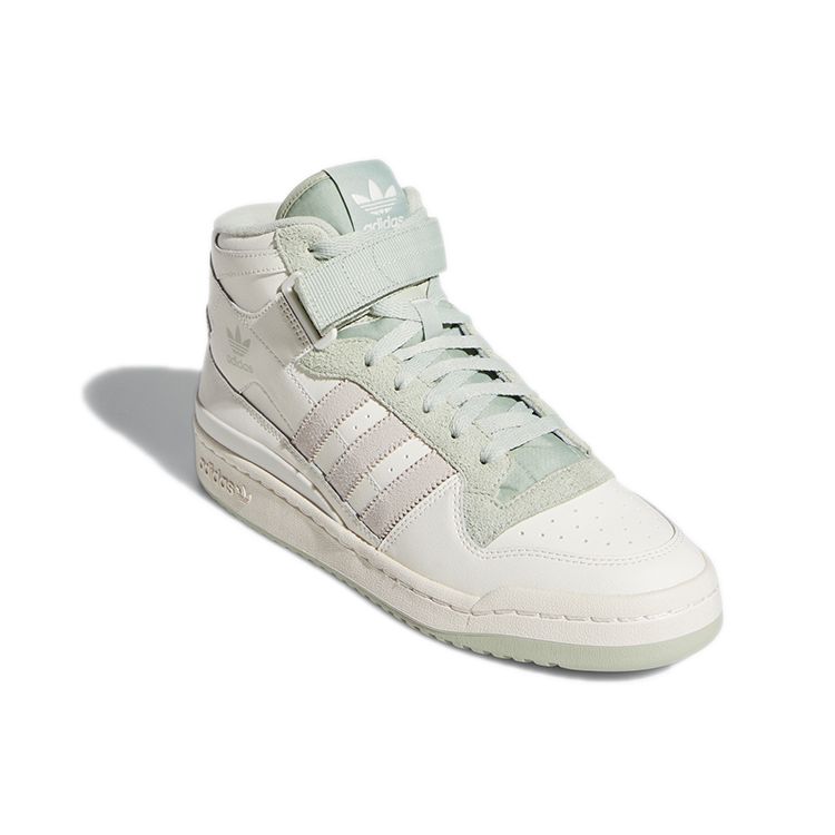 Adidas Originals Forum Mid Leather Sneakers Unisex Sneakers Beige H01944