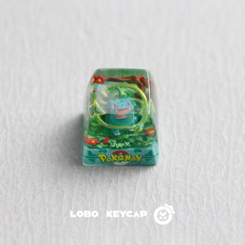PokMon Gengar Snorlax  Keycap Anime Peripheral Mechanical Keycaps Single Cute Resin Dropping Glue  Keycap