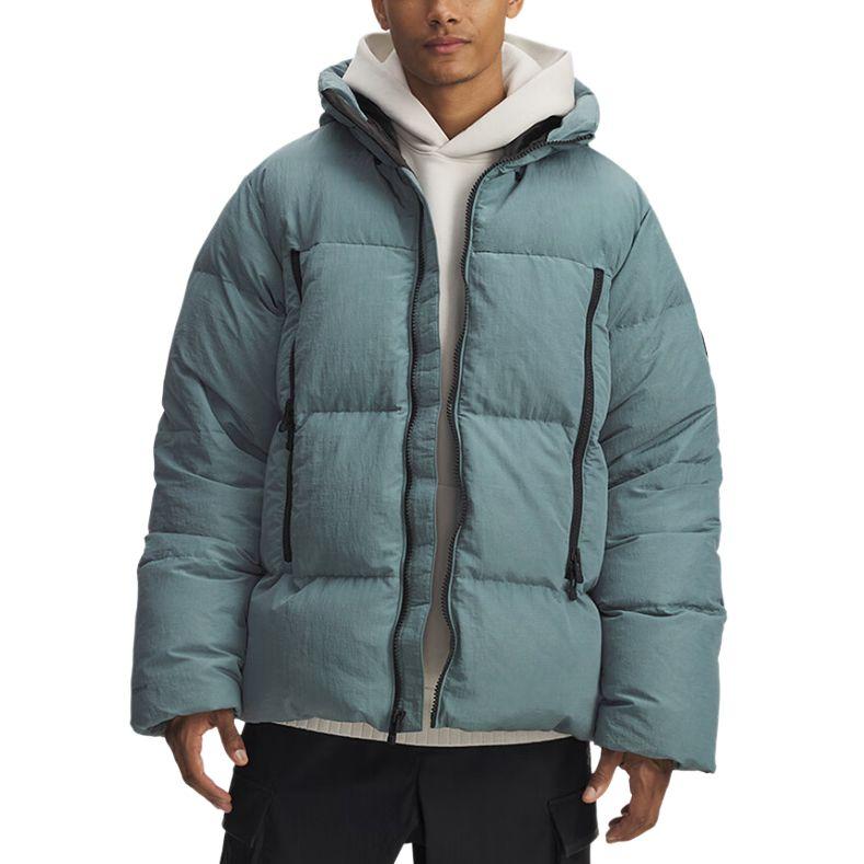 Under Armour FW25 Limitless Winter Series 700 Fill Утиный пух Удобный Модный Трендовый Теплый Толстый Спортивный Повседневный Пуховик с капюшоном 1384641-587