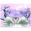 Diamond Mosaic Swans Animal Full Square Diamond Painting Cross Stitch Kit Diamond Embroidery