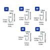 50 шт. рыболовных крючков Aberdeen Jig Hook 90 Degree Jig Hook Set с длинным цевьем из углеродистой стали, V-образный изгиб рыболовного крючка Barbarian Jig Hook