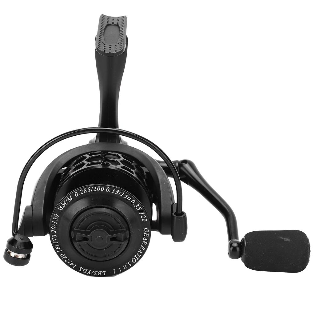 Spinning Reel 13+1 Bearings 5.0:1 Gear Ratio Left Right Interchangeable Fishing Wheel(4000 )