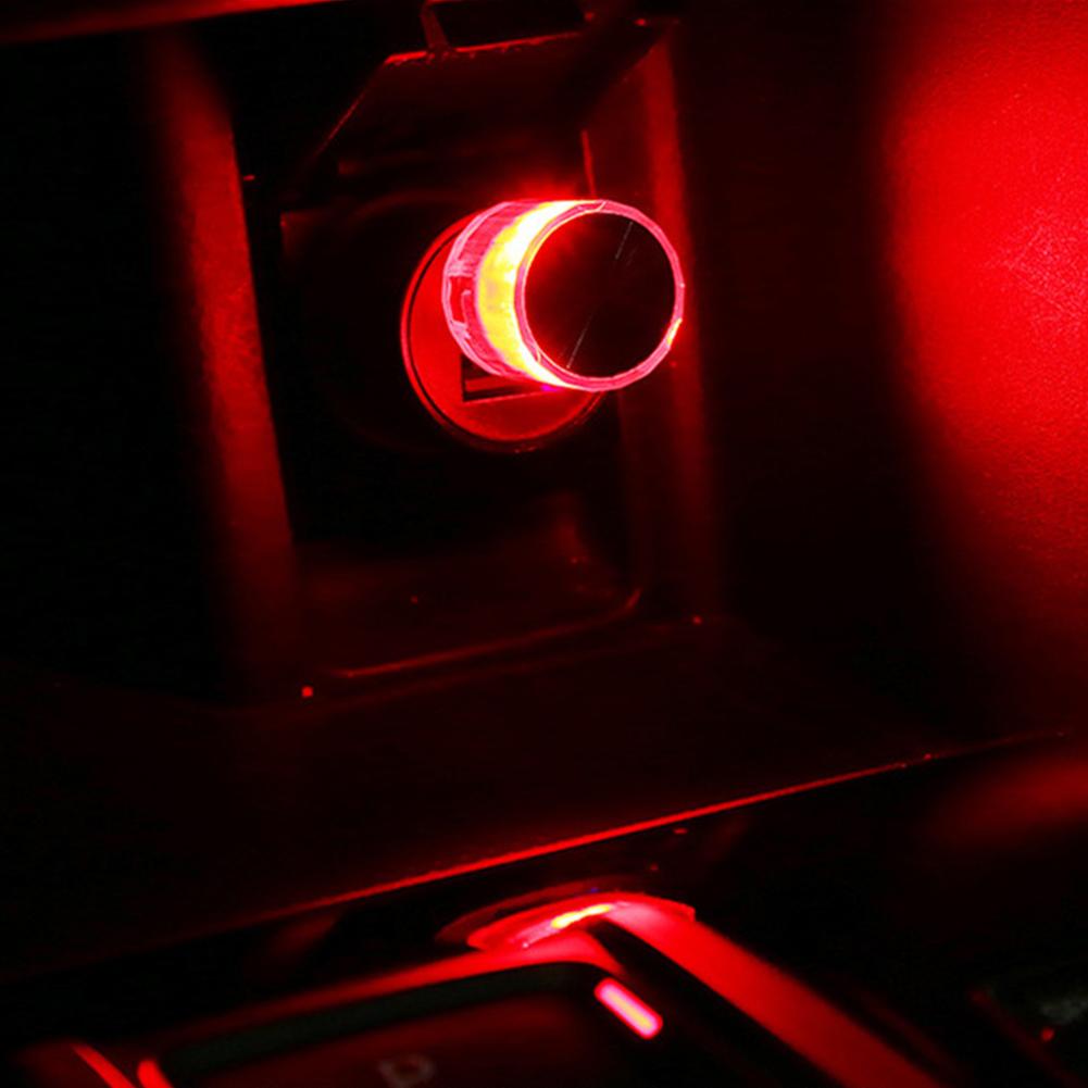 Car Mini USB LED Atmosphere Lights Decorative Lamp for Party Ambient Modeling Automotive PortablePlug Play Auto Interior Led