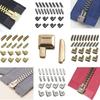 10 Sets/pack Size 5 Metal Silvery DIY Clothes Sewing Zipper Zipper Stopper Open End Zipper Repair