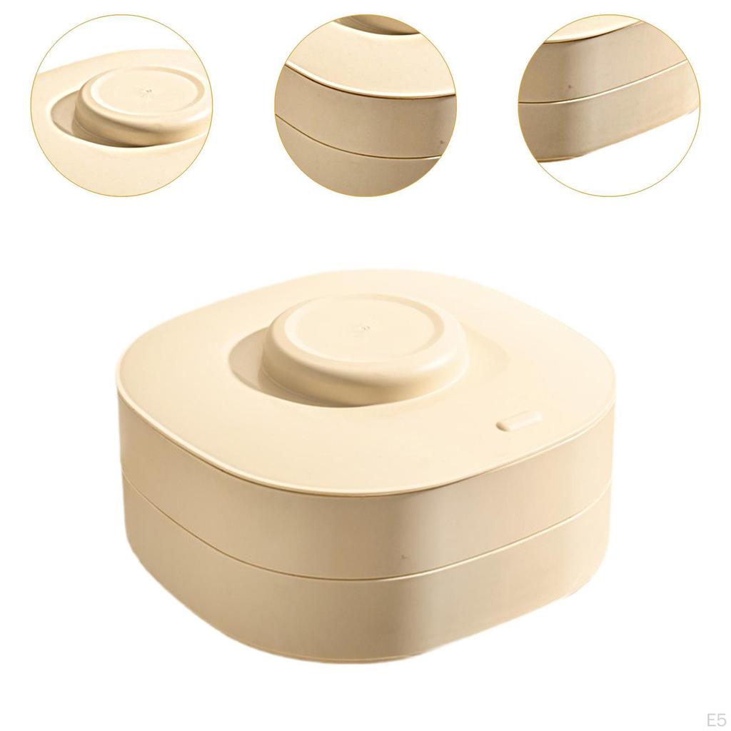 Разделенный поднос для закусок, пылезащитный контейнер для орехов и конфет с крышкой для