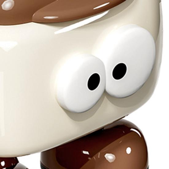 Toothpick Dispenser Pen Holder Cartoon Design Multifunction 2 Grids Covered Tooth Pick Holder Desktop Storage Box