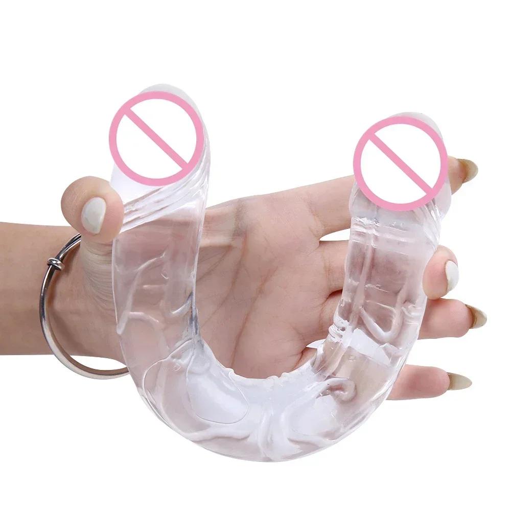 Двухголовочные дилдо BASICS Мини Дилдо для двойного проникновения Мастурбационные игрушки Вагинальная пробка Секс-игрушки для женщин Вставляемые дилдо