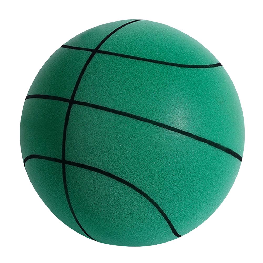 Indoor Silent Basketball Sports Bouncy Balls 18/21/24cm High Density Foam Material Kids Adults Ball Training With Portable Net