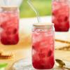 500/600 ML Glass Drink Cup With Straw and Lid Bubble Tea Cup Glass Can Shaped Cups  Milk Tea