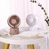 Portable Mini Oscillating Silent Desktop Fan for Home and Office