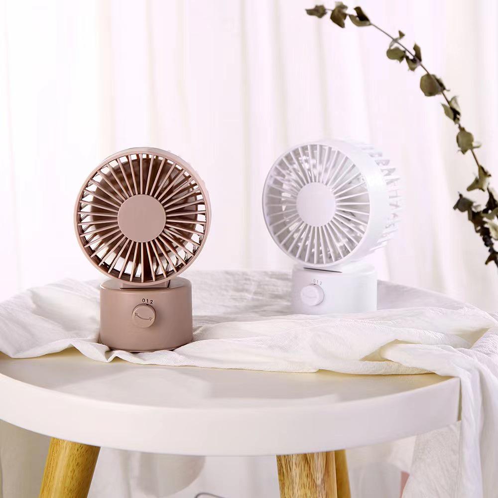 Portable Mini Oscillating Silent Desktop Fan for Home and Office