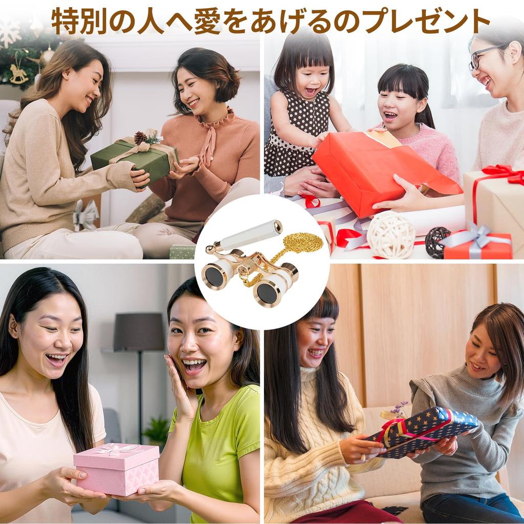 BOSTRON Binoculars for Live 3X Adjustable Foldable with for Bird Wild Bird and Graduation Includes Japanese Instruction Manual and Drawstring Bag