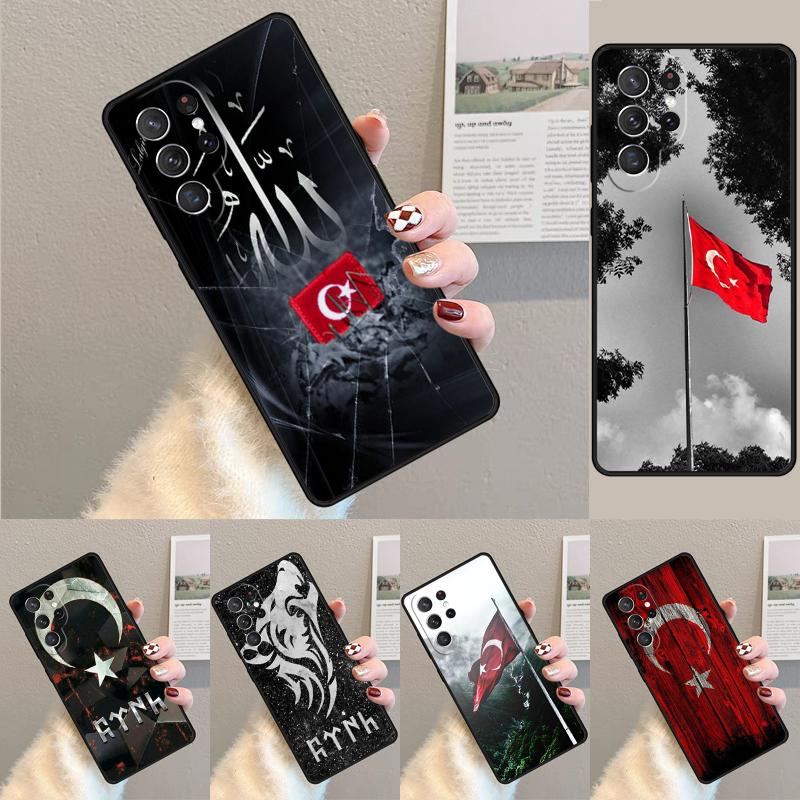 Чехол для телефона Samsung Galaxy note 10 pro S26 Ultra S23 S24 FE S25 S21 S22 PLUS с изображением Флага Турции Стамбула Анталии Мустафы Волка