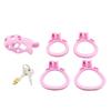 18+ Body-Safe Small Short Plastic Chastity Cage - Discreet Lower Body Wear, Anti-Masturbation Lock for Men Adult Sex Toy