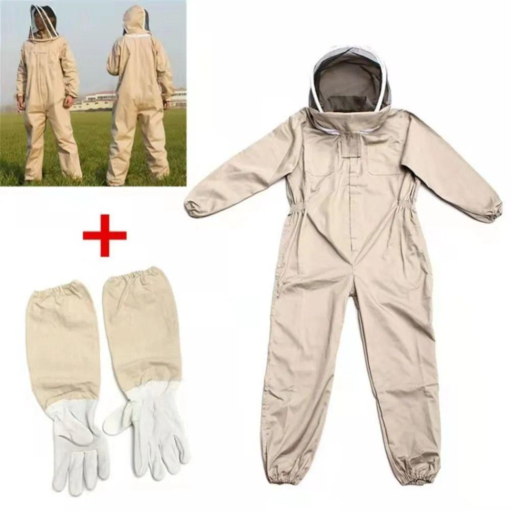 Thickened Bee Repellent Clothing Anti-Bee Leather Glove Thick Protective Clothing Suit Beekeeper