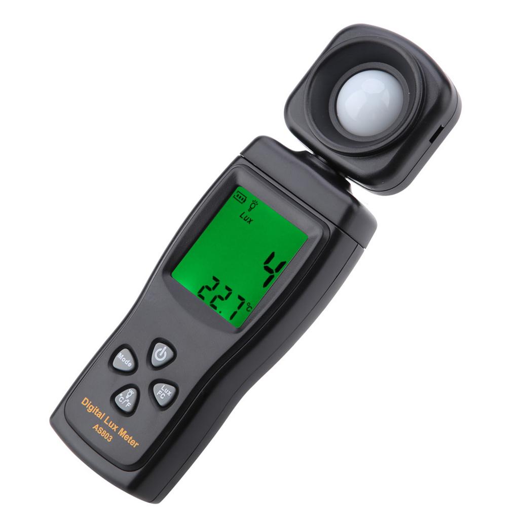 SMART SENSOR AS803 Мини ЖК-дисплей Цифровой люксметр Измеритель освещенности ?10~60 градусов Цельсия