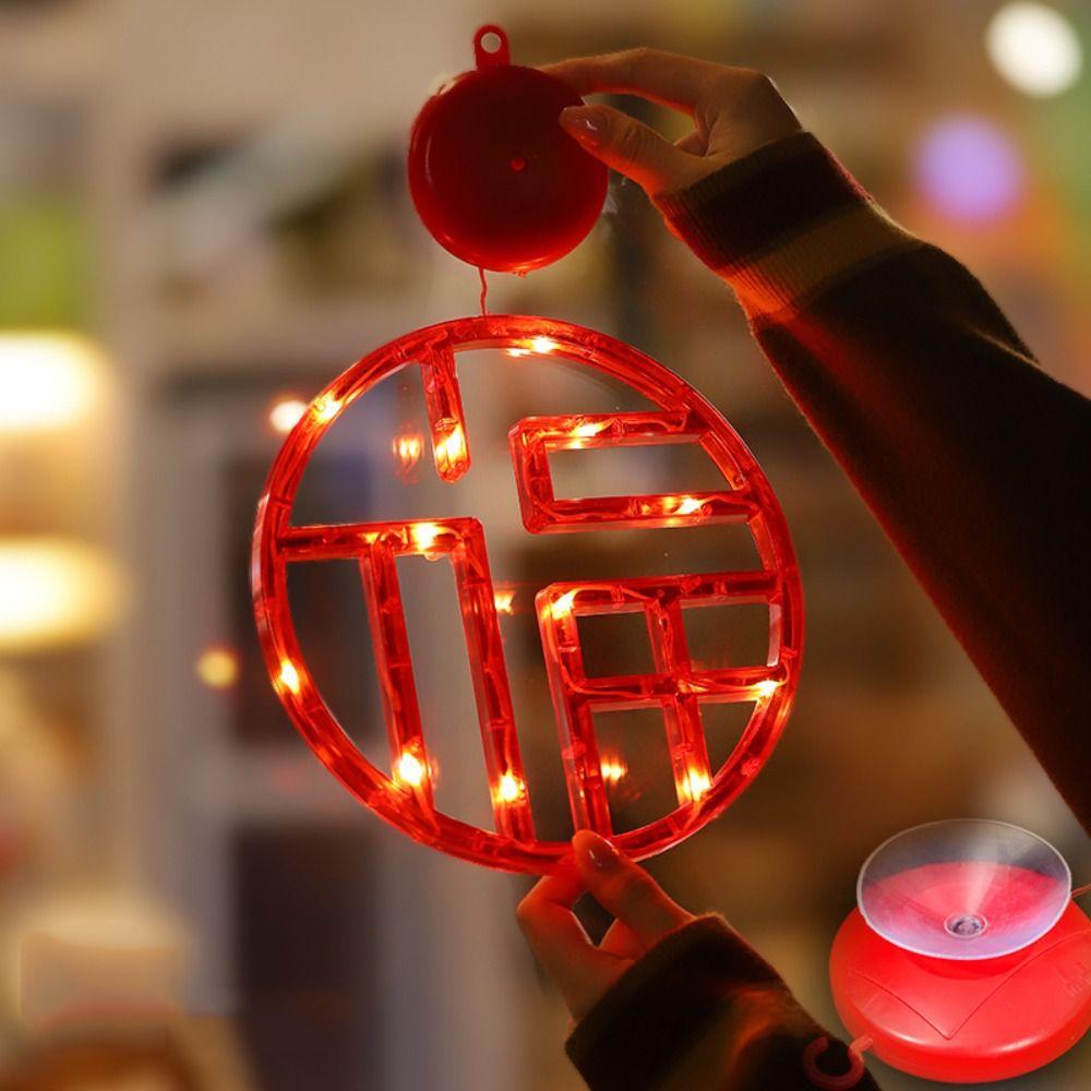Suction Cup Window Lamp Decoration Dragon Light Pendant Chinese New Year New Year Hanging Light