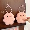 Pink Piggy Doll Pendant Girl Backpack Pendant Cute Plush Doll Keychain Bag Pendant Keychain