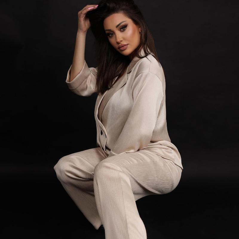 Женский тонкий повседневный пиджак, модный мятый пиджак с длинными рукавами и отложным воротником, свободный, для поездок на работу, осень, новая мода