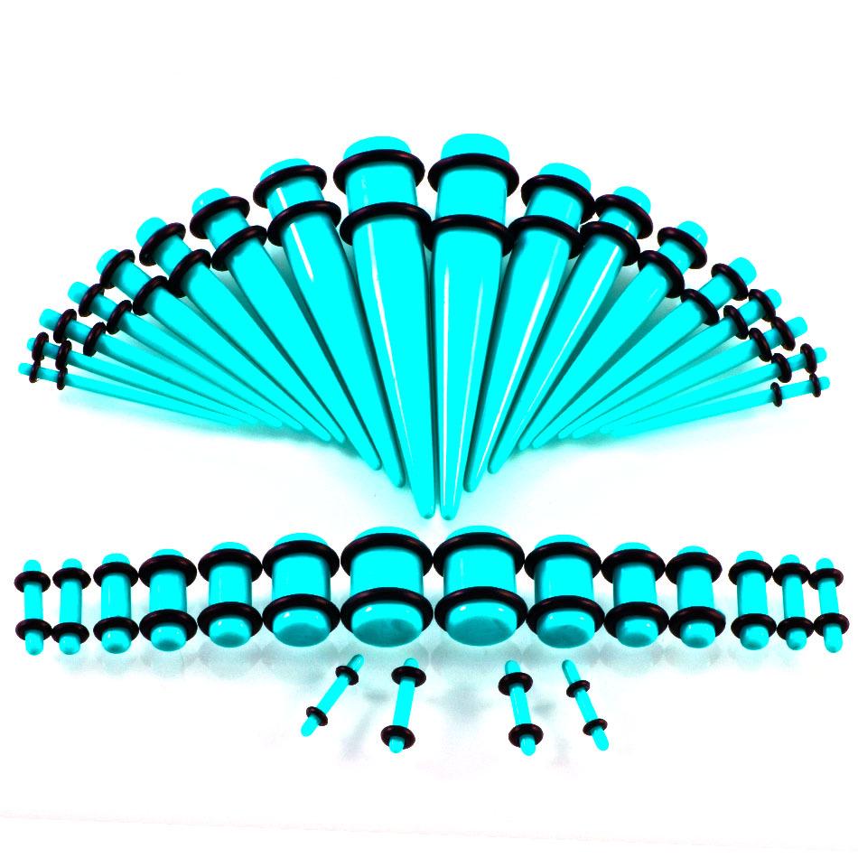 36 шт. силиконовые ушные манометры с конусом и вилкой для растяжки, наборы для туннельного пирсинга, украшения для тела