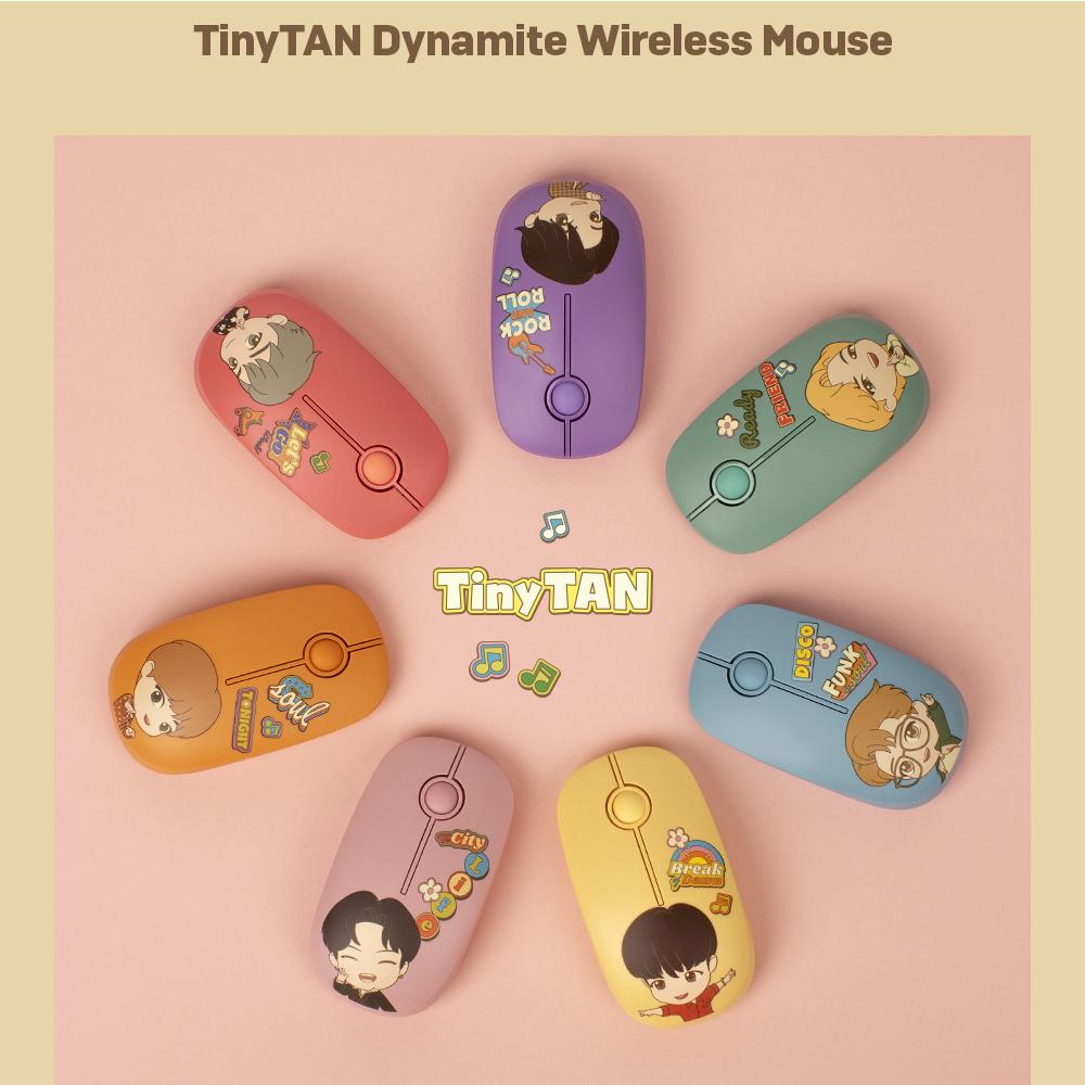 BTS (Бантан мальчики) 3 Рисунок монитора(Волшебная дверь+Динамит+Масло) + НАБОР беспроводной мыши, TinyTan, официальный, оригинальный, подлинный, KPOP, идол