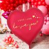 1pc oversized 63 inch Love You aluminum foil love balloon for Valentine's Day, weddings, anniversaries, and birthday decorations