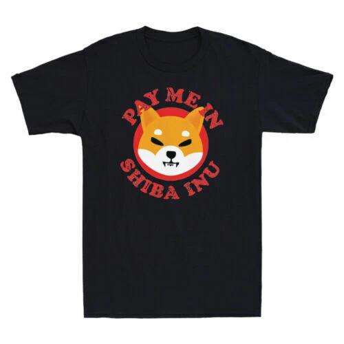 Pay Me In Shiba Inu Tee Shiba Inu Token Hodler Coin Vintage Men's T-Shirt