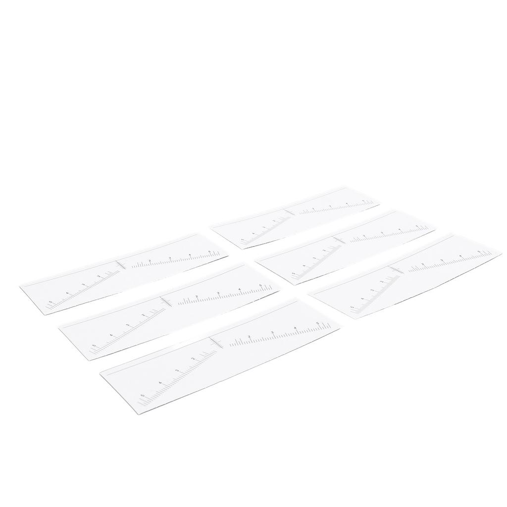 100 Sheets Disposable Eyebrow Ruler Stencils Stickers for Symmetrical Shaping Strong Adhesive Eyebro