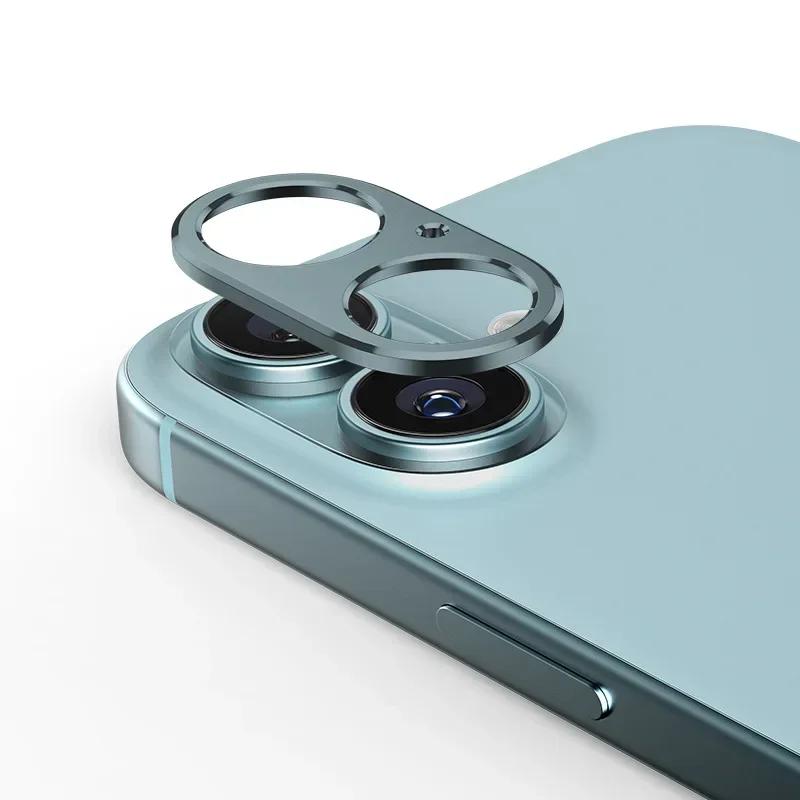 Aluminum Metal Rear Camera Lens Protector for IPhone 16 Pro Max 16Plus 16Pro 16ProMax Lens Cover Screen Protector Lens Ring Film