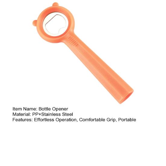 Bartender Bottle Opener Stainless Steel Beer Bottle Opener Handheld Bottle Cap Remover Portable Bottle Opening Tools