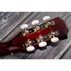 Musiclily acoustic guitar tuning peg nickel 3-in-line set,
