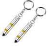 YFFSFDC Anti-Static Key Holder, Removal System, For Cars, Anti-Static Keychain, Anti-Static, Anti-Static Keychain, Set of 2, Yellow 2pcs