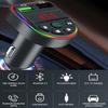 Car Bluetooth FM Transmitter Car MP3 Player Dual USB 3.1A Car Charger Fast Charge With Real-time Voltage Digital Display