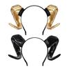 Хэллоуин Ведьма Рога Быка Форма Ободок Снимать Фильм Демон Злой Обруч для Волос Греческий Бог Косплей Вечеринка Костюм Головной Убор