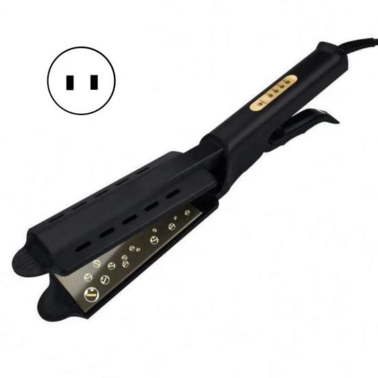 Неповреждающий выпрямитель для волос с 4 утюжками для паровой терапии с регулируемой температурой и турмалиновыми керамическими пластинами Выпрямитель для волос и бигуди