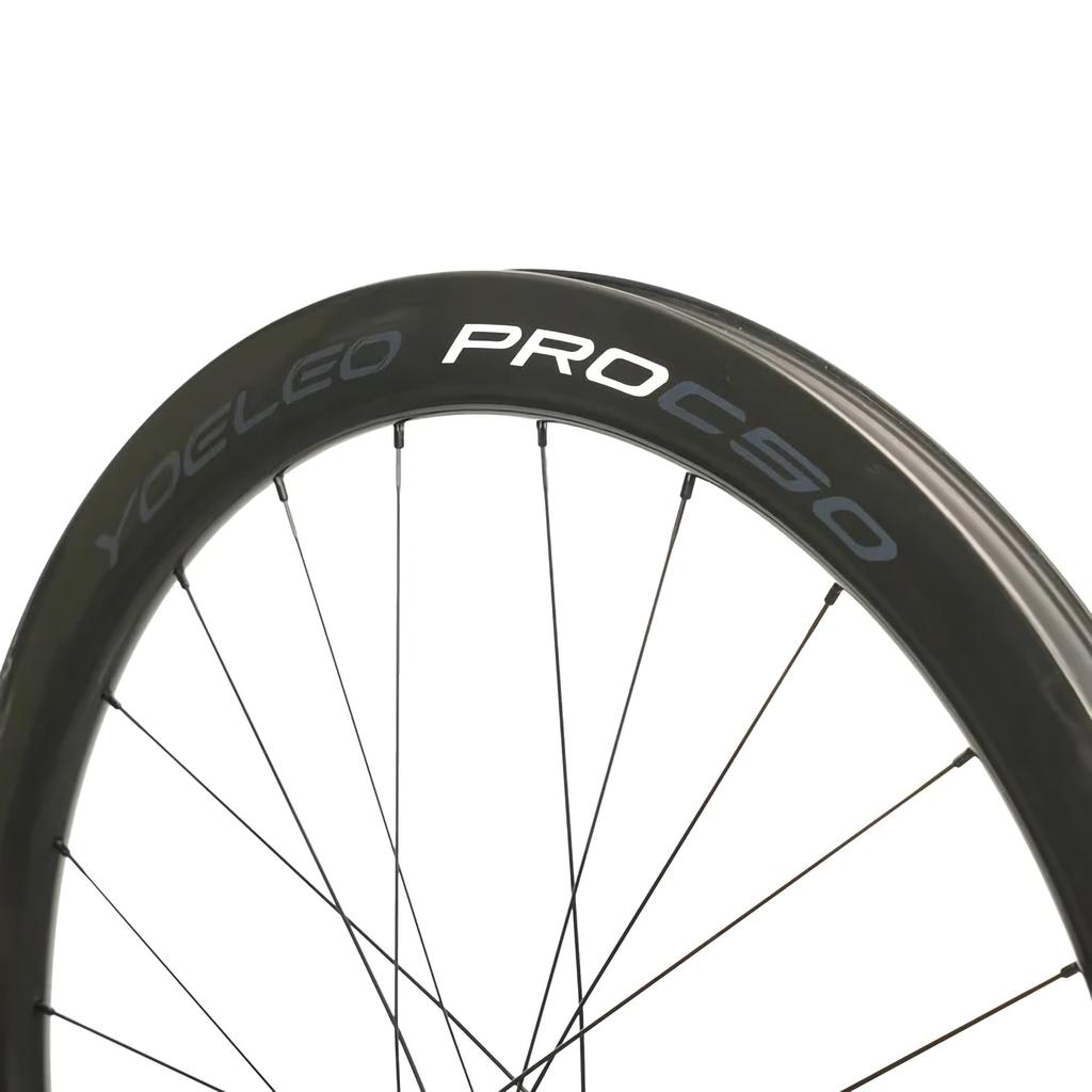 YOELEO SAT C50 DB PRO NxT SL2 Disc Brake and Rear SRAM XDR Front Rear Rim Front Rear 50mm Clincher/Tubeless (Front Set) 12100mm, 12142mm Height