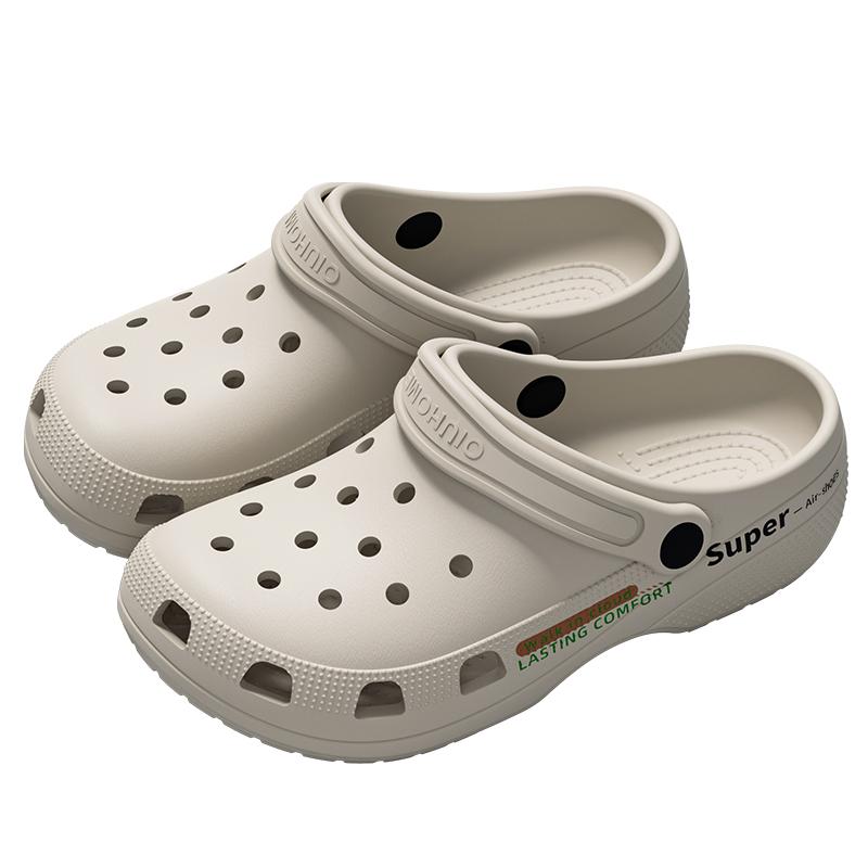 Платформа Женские Клоги Обувь Пляж Сад Толстая Подошва Сандалии Мода Удобные Нескользящие Тапочки Для Дома Улицы Мужчины Обувь с Отверстиями