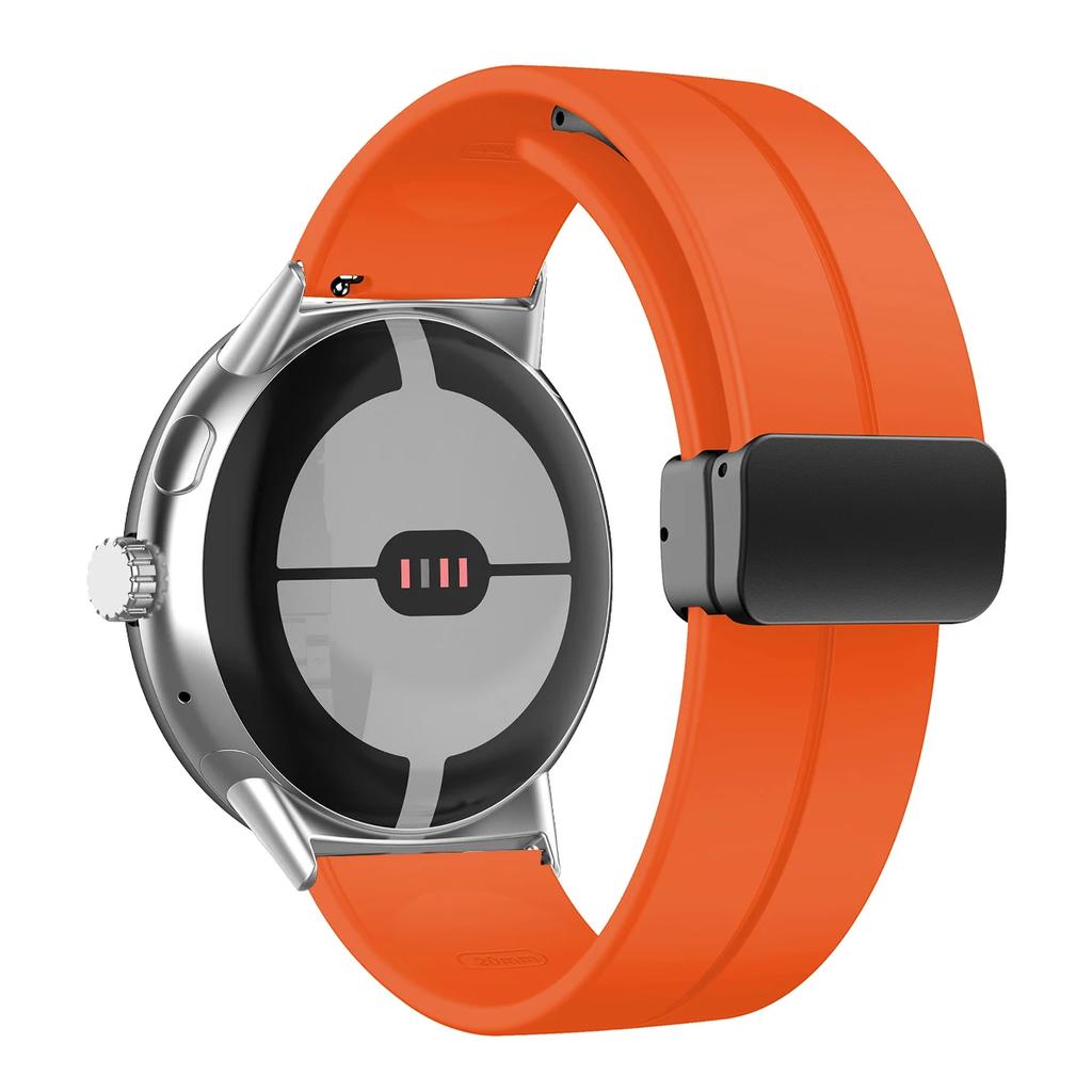 НОВЫЙ силиконовый ремешок для Google Pixel Watch 3 45 мм, ремешок для Google Pixel Watch 1 2 3 41 мм, магнитный браслет-аксессуар