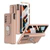 Подходит для Samsung Z FOld2 Магнитный чехол для телефона Броня Выдвижное окно Мода Бизнес Держатель для ручки Складная защитная крышка