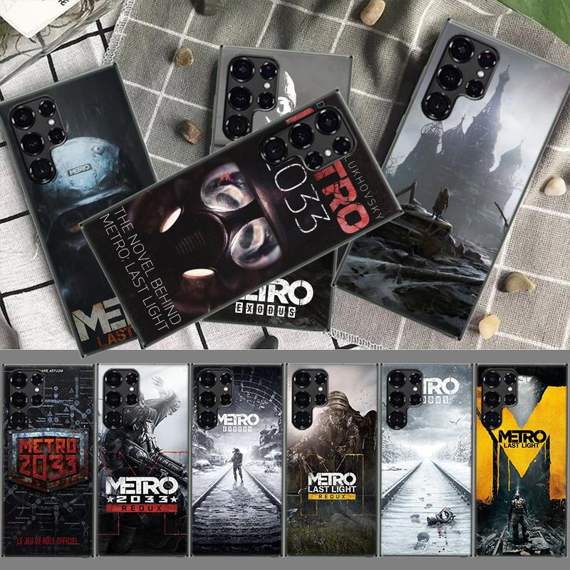 Metro 2033 Чехлы Чехол для телефона для Samsung Galaxy S26 Ultra S25 Edge S24 S23 FE S21 Plus S20 S22 Чехол ТПУ Капа Оболочка Ударопрочный Pa