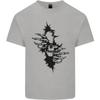 A Skull From a Ripped Shirt Gothic Goth Biker Unisexs Light Cotton TShirt