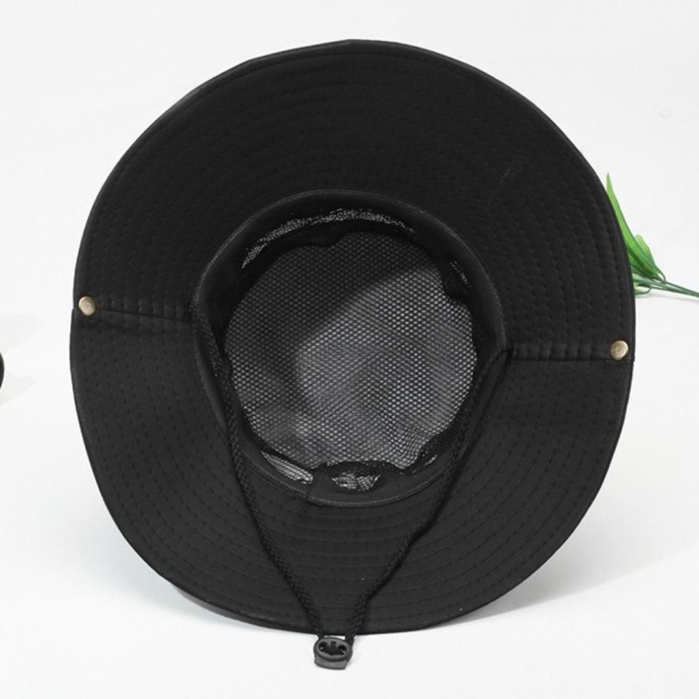 New Mesh Bucket Hat Anti-UV Adjustable Sunscreen Hat Waterproof Breathable Fishing Cap Gift