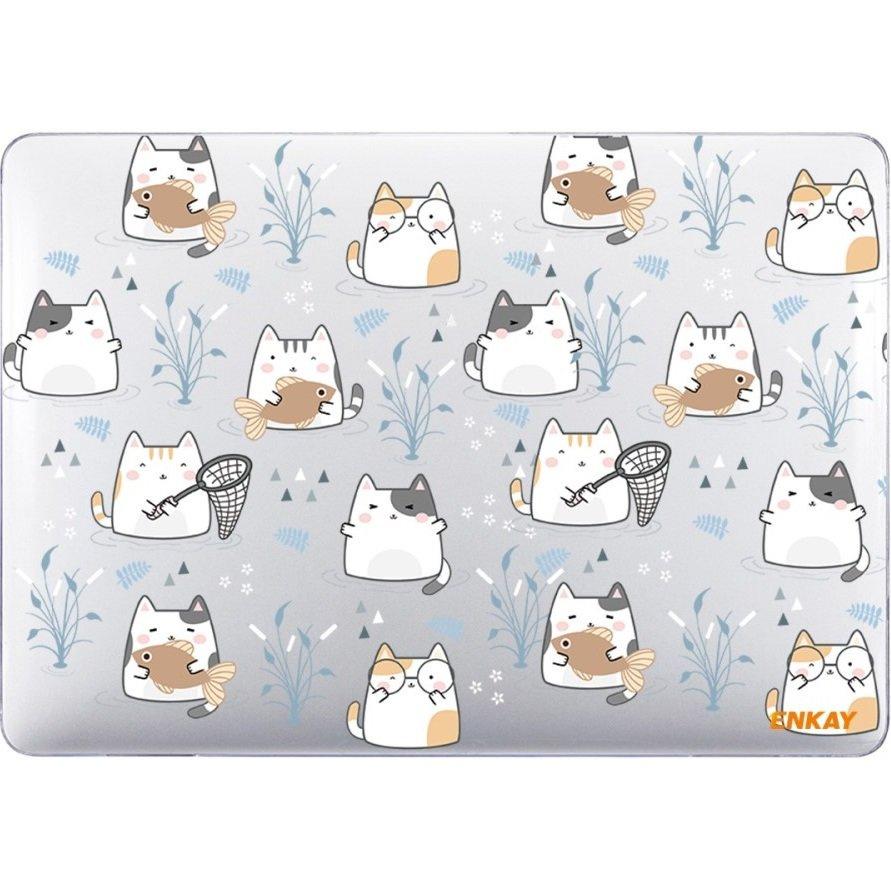 ENKAY case for MacBook Air 13 A2337 M1 A2179 A1932, HardShell, Cats